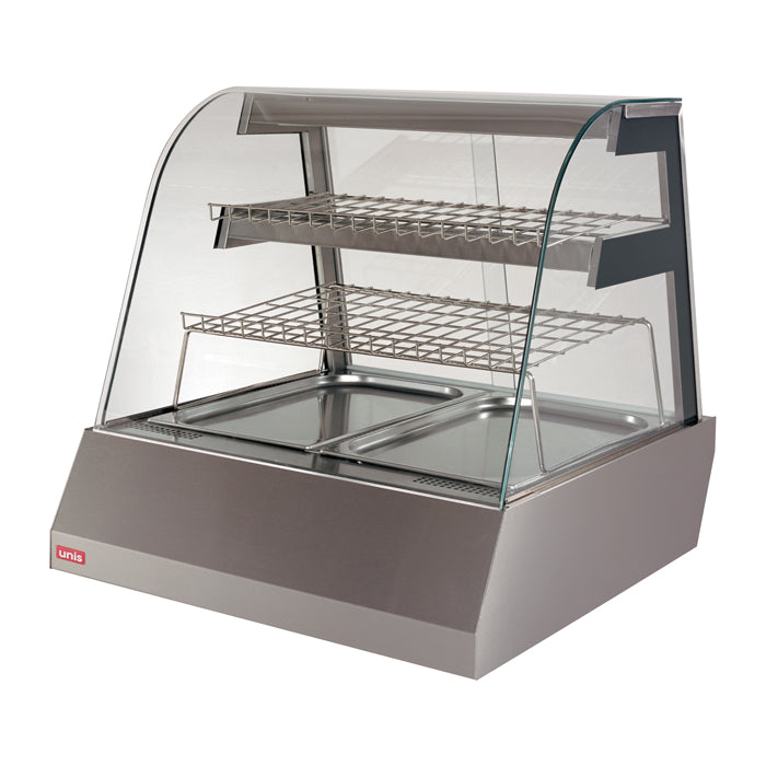 UNIS 3 tray I HOT Kentucky I Table Top I Food Warmer Display I Hot I Food Display Cabinet