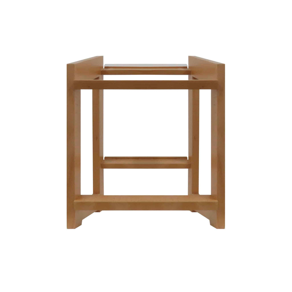 Smith & Hubble Elevate SH-ELPS12-B | Two-Tier Pastry Stand | Coastal Beech Colour | Timber Frame to Fit GN1/2 | Tray