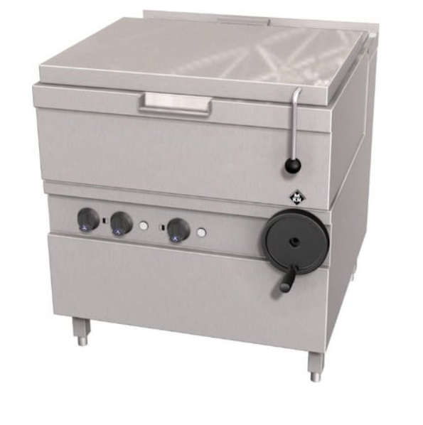 MKN 2121401C | Electric Bratt Pan | 700MM | 2/1 GN | 59L | Standard Electric Bratt Pan | Manual Tilting | Bratt Pan