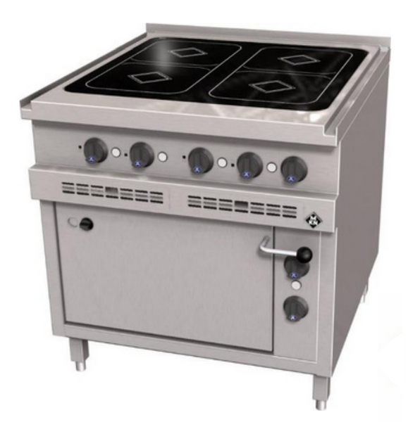 MKN 2023114 | Electric Induction Range| 4-Zone Hob & Electric Oven Optima 850 | Induction Range