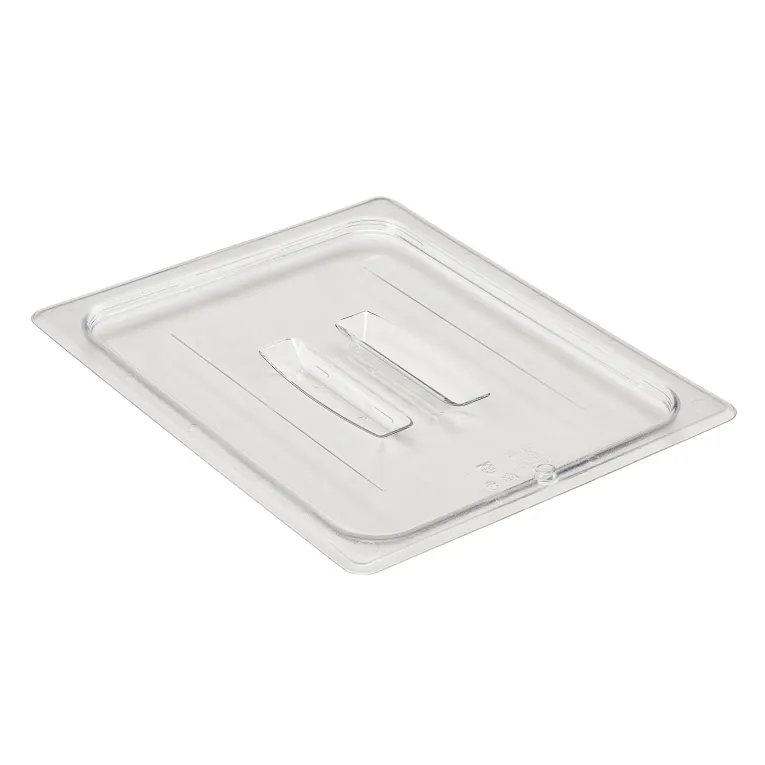 Cambro 20CWCH135 I Camwear GN 1/2 Polycarbonate Flat Cover With Handle I Clear I Case of 6