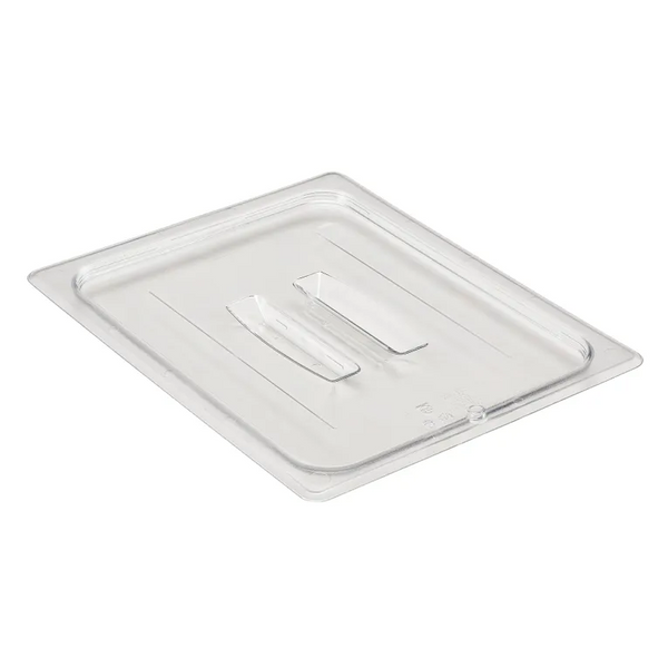 Cambro 20CWCH135 I Camwear GN 1/2 Polycarbonate Flat Cover With Handle I Clear I Case of 6