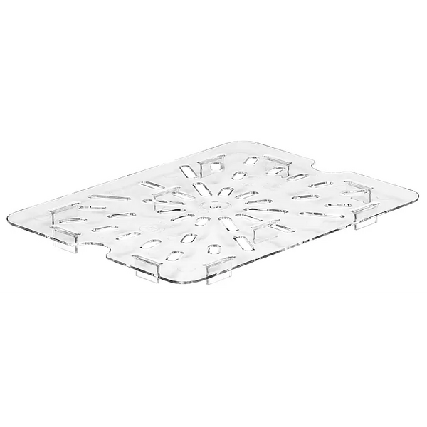 Cambro 20CWD135 I Camwear GN 1/2 Drain Shelf I Clear I Case of 6