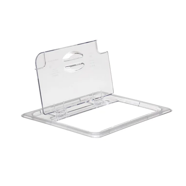 Cambro 20CWLN135 I Camwear GN 1/2 Notched FlipLid I Clear I Case of 6