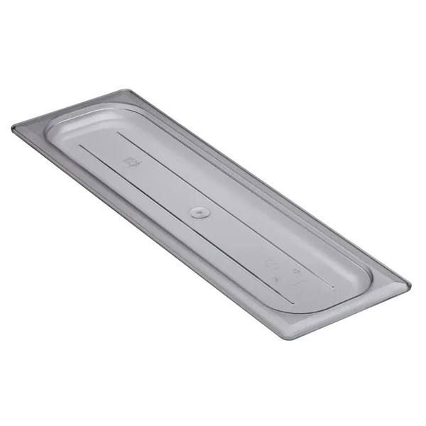 Cambro 20LPCWC135 I Camwear GN 2/4 Polycarbonate Flat Lid I Clear I Case of 6