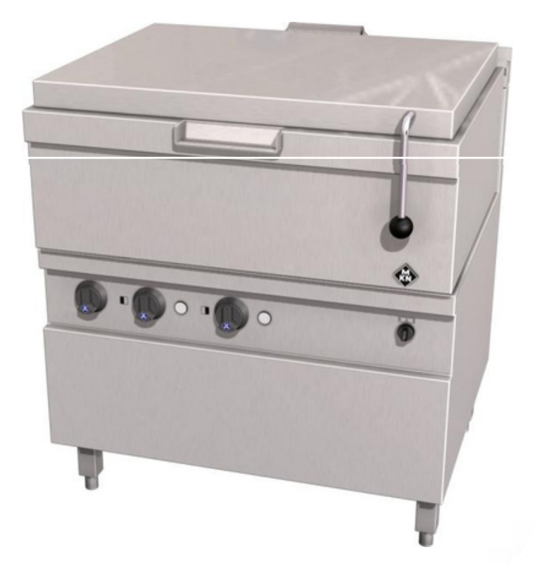 MKN 2121402C | Electric Bratt Pan | 700MM | 2/1 GN | 59L | Standard Electric Bratt Pan | Motorised Tilting | Bratt Pan