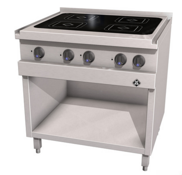 MKN 2123402 | Vitro Range | with 4-Zone Hob | Optima 700MM | Heavy Duty | Cooking Range