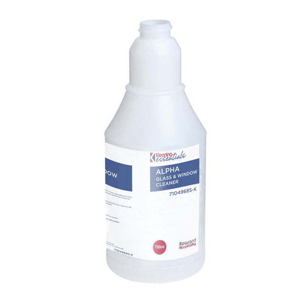 Alpha Glass & Window Cleaner Spray Bottle 750ml Kleaning Essentials