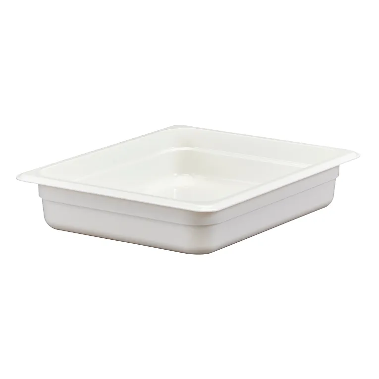 Cambro 22CW148 I Camwear GN 1/2 Food pan 65 mm Deep I 3.9L I White I Case of 6