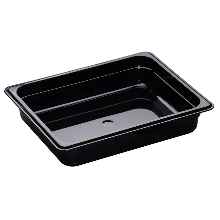Cambro 22HP110 I GN 1/2 H-Pan High Heat Food Pans 65 mm Deep I 3.9L I Black I Case of 6