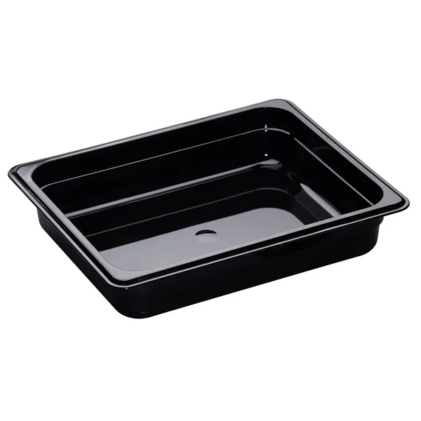 Cambro 22HP110 I GN 1/2 H-Pan High Heat Food Pans 65 mm Deep I 3.9L I Black I Case of 6