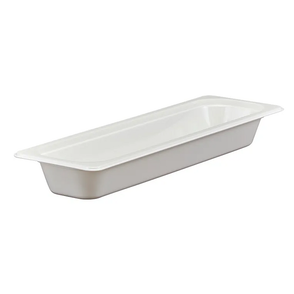 Cambro 22LPCW148 I Camwear GN 2/4 Food pan 65 mm Deep I 3L I White I Case of 6