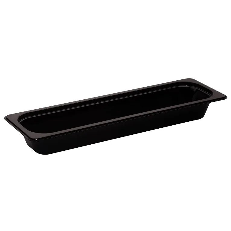 Cambro 22LPHP110 I GN 1/2 H-Pan High Heat Food Pans Half Size Long 65 mm Deep I 3L I Black I Case of 6
