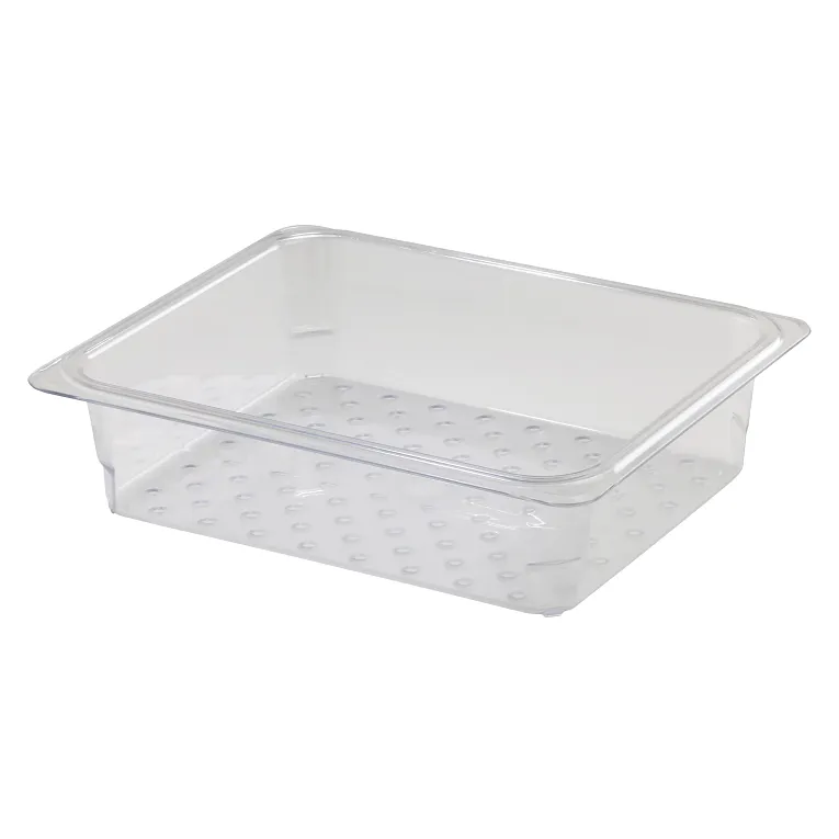 Cambro 23CLRCW I Camwear GN 1/2 Colander Food Pans 76 mm Deep I Clear I Case of 6