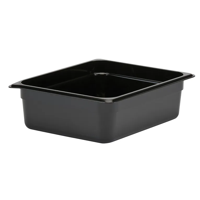 Cambro 22CW110 I Camwear GN 1/2 Food pan 65 mm Deep I 3.9L I Black I Case of 6