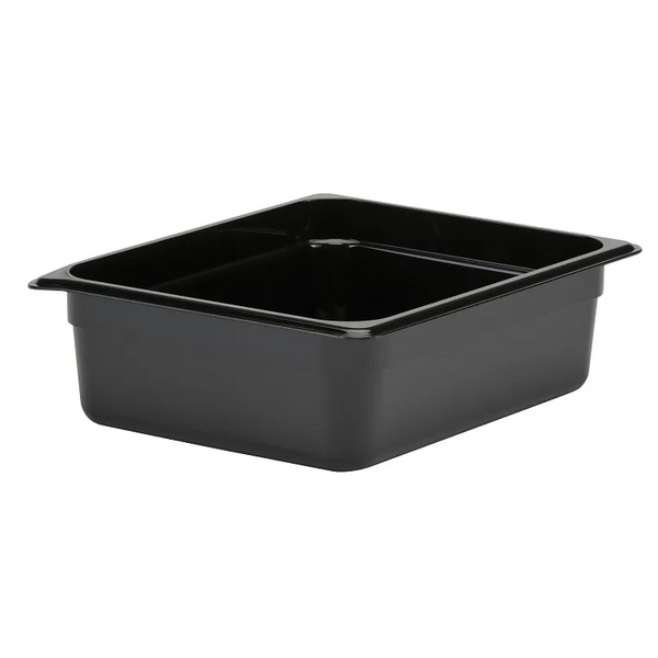 Cambro 22CW110 I Camwear GN 1/2 Food pan 65 mm Deep I 3.9L I Black I Case of 6