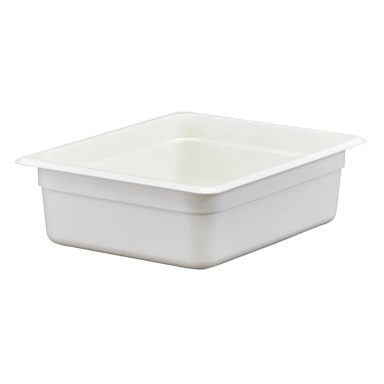 Cambro 24CW148 I Camwear GN 1/2 Food pan 100 mm Deep I 5.9L I White I Case of 6