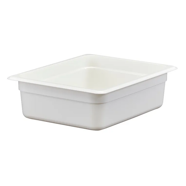 Cambro 24CW148 I Camwear GN 1/2 Food pan 100 mm Deep I 5.9L I White I Case of 6
