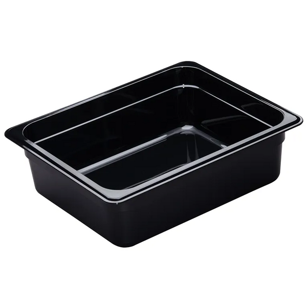 Cambro 24HP110 I GN 1/2 H-Pan High Heat Food Pans 100 mm Deep I 5.9L I Black I Case of 6