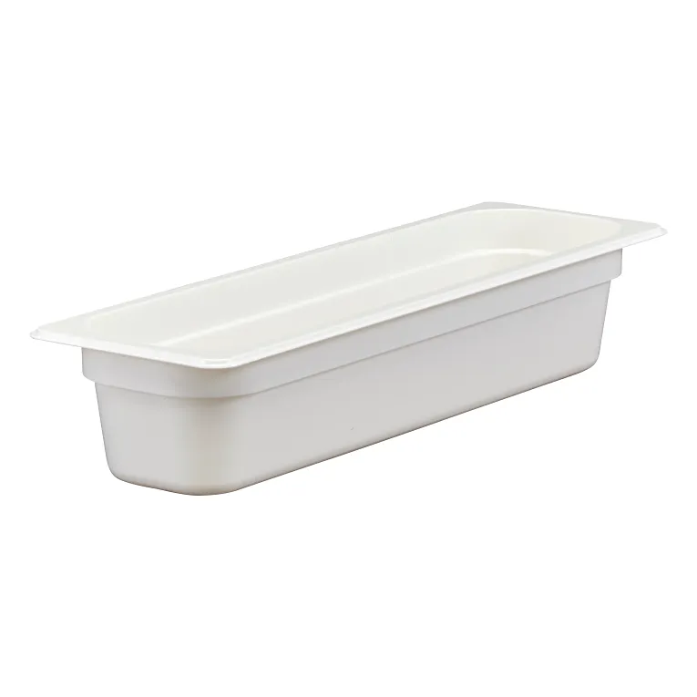 Cambro 24LPCW148 I Camwear GN 2/4 Food pan 100 mm Deep I 5L I White I Case of 6