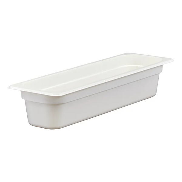 Cambro 24LPCW148 I Camwear GN 2/4 Food pan 100 mm Deep I 5L I White I Case of 6