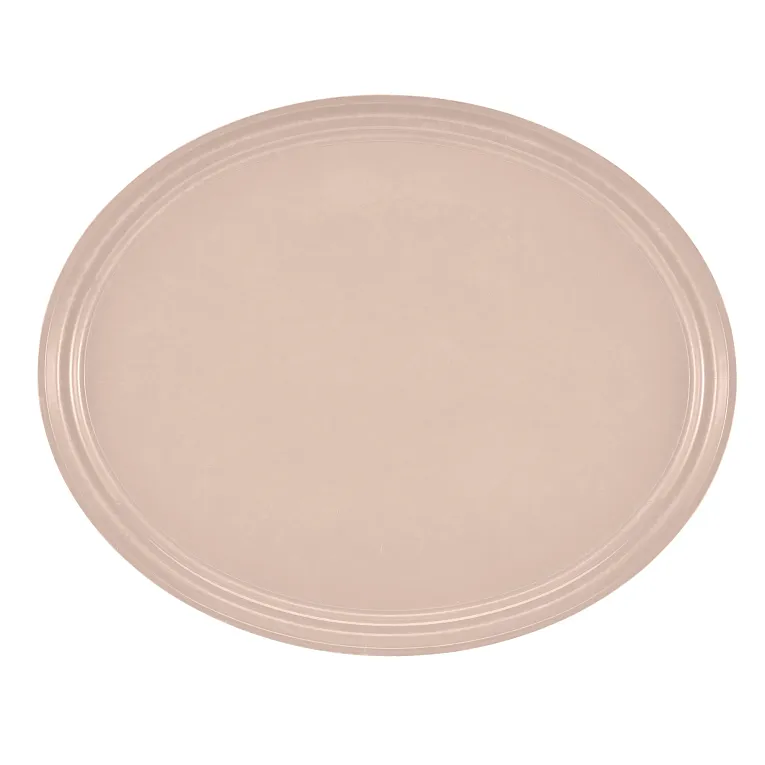 Cambro 2500101 I Camtray Oval Tray I 490x610mm I Antique Parchment I Case of 6
