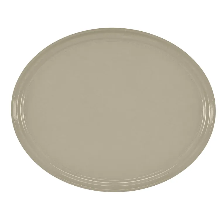 Cambro 2500104 I Camtray Oval Tray I 490x610mm I Desert Tan I Case of 6