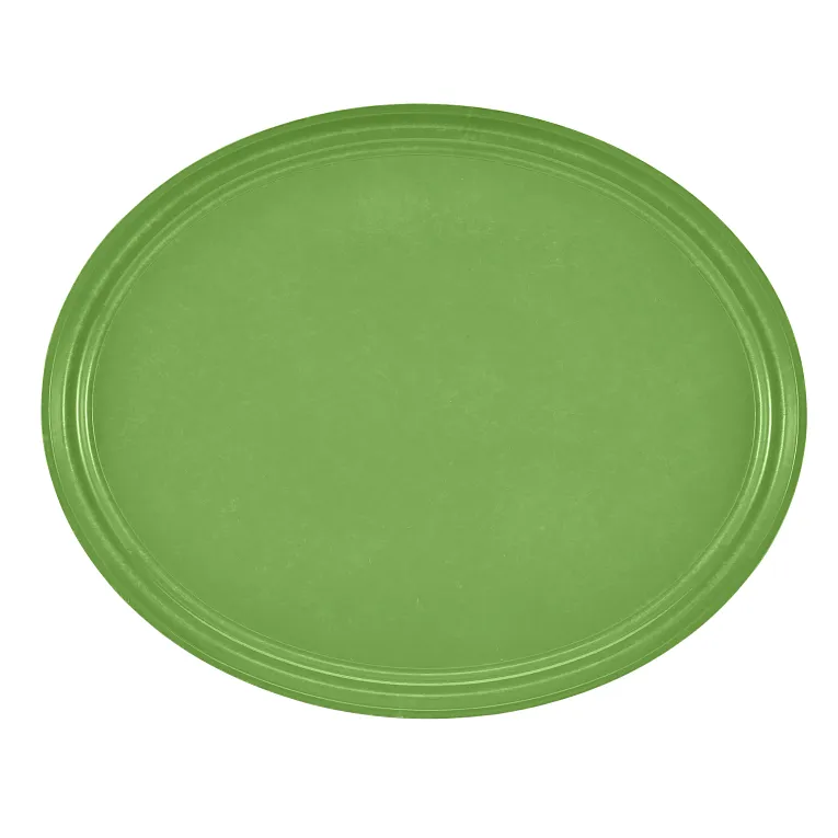 Cambro 2500113 I Camtray Oval Tray I 490x610mm I Lime-ade I Case of 6