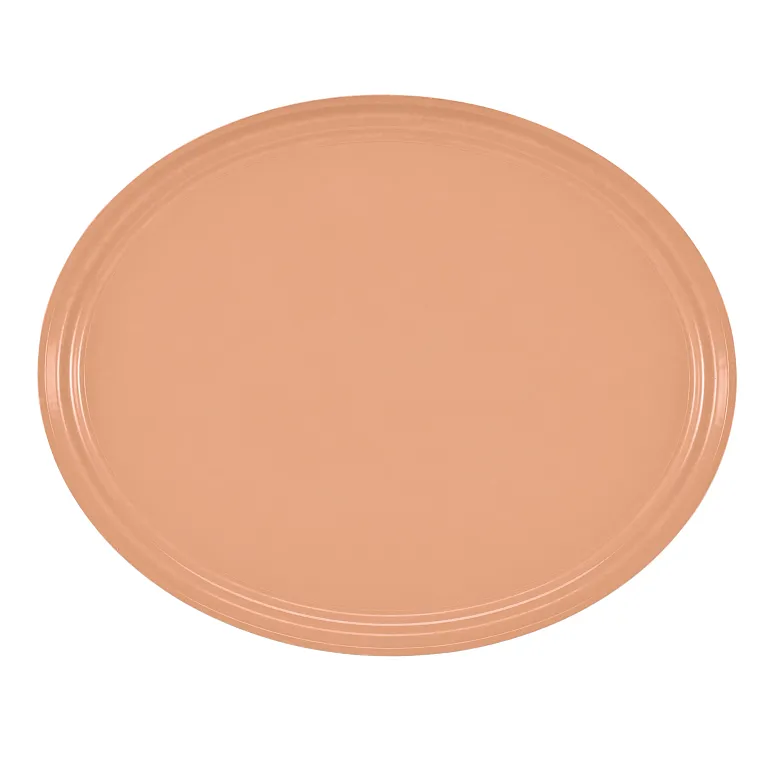 Cambro 2500117 I Camtray Oval Tray I 490x610mm I Dark Peach I Case of 6