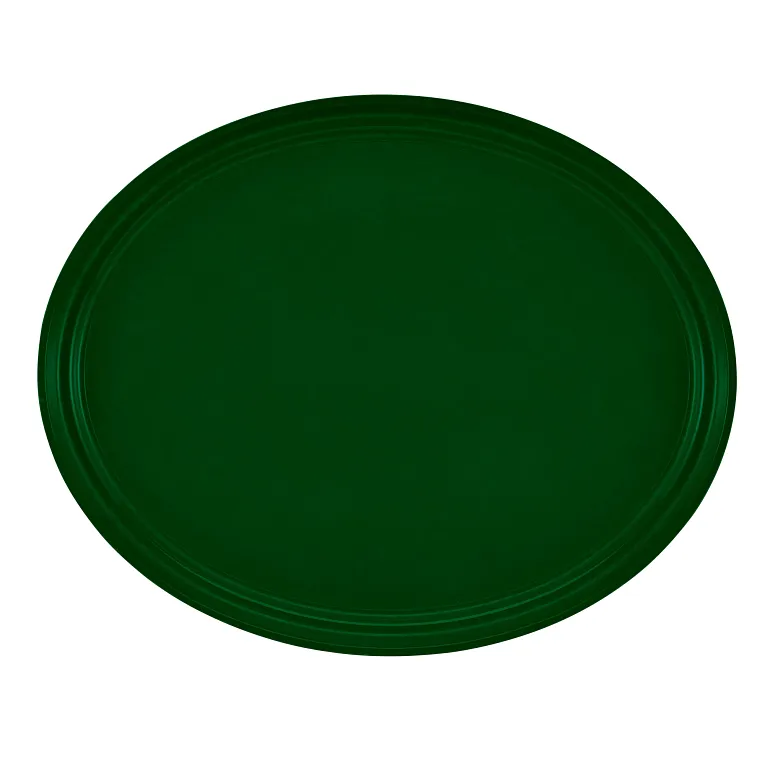 Cambro 2500119 I Camtray Oval Tray I 490x610mm I Sherwood Green I Case of 6