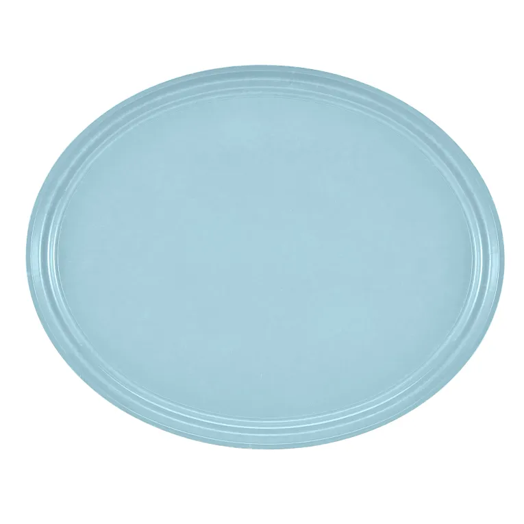 Cambro 2500177 I Camtray Oval Tray I 490x610mm I Sky Blue I Case of 6
