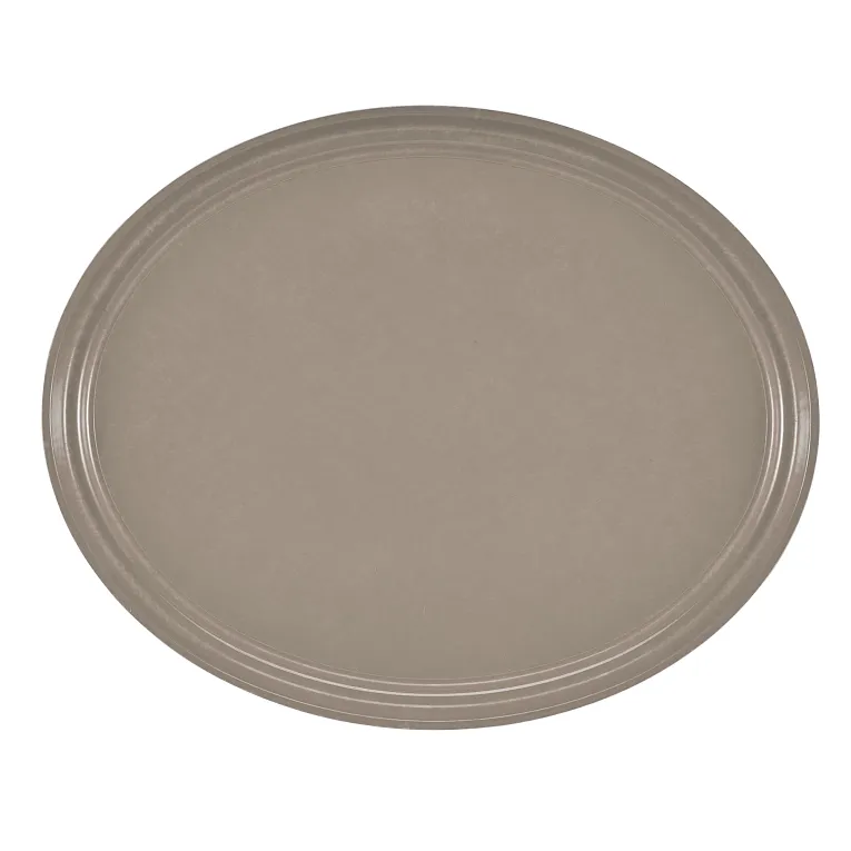 Cambro 2500199 I Camtray Oval Tray I 490x610mm I Taupe I Case of 6