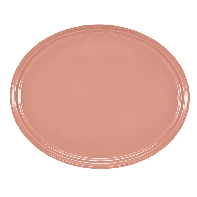 Cambro 2500409 I Camtray Oval Tray I 490x610mm I Blush I Case of 6