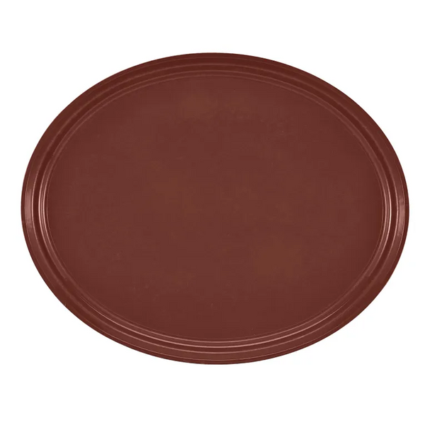 Cambro 2500501 I Camtray Oval Tray I 490x610mm I Real Rust I Case of 6