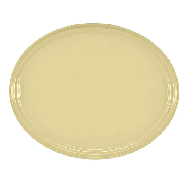 Cambro 2500536 I Camtray Oval Tray I 490x610mm I Lemon Chiffon I Case of 6