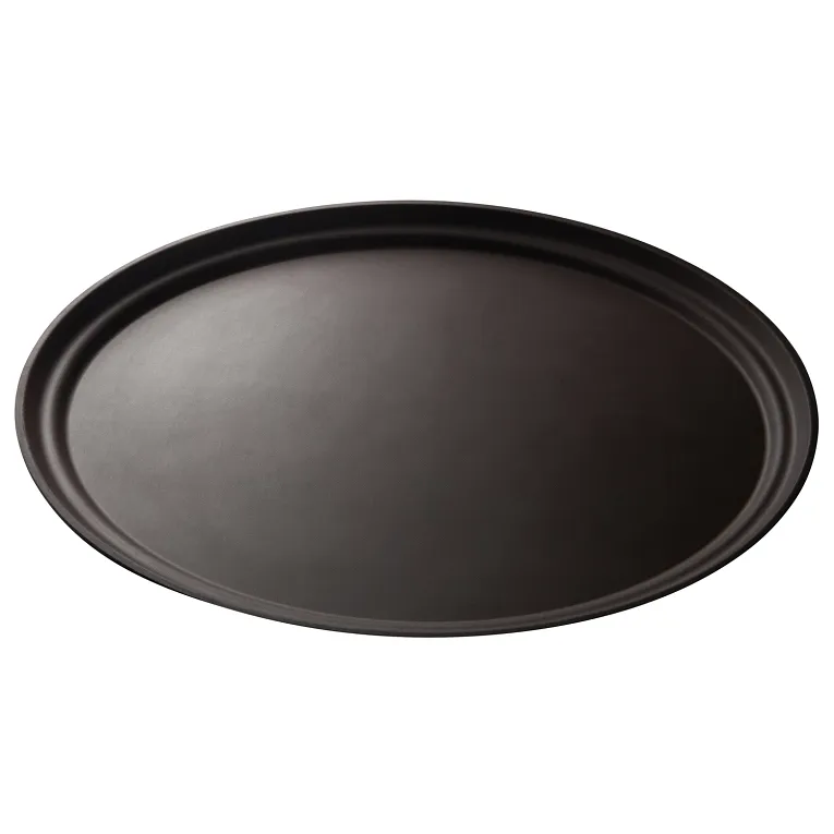 Cambro 2500CT138 I Camtread Oval - Low Profile Shape Trays I 19" x 23" I Tavern Tan I Case of 6