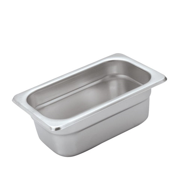 Insert Pan Anti-Jam 1/9 65-100mm Stainless Steel Chef Inox - 65mm