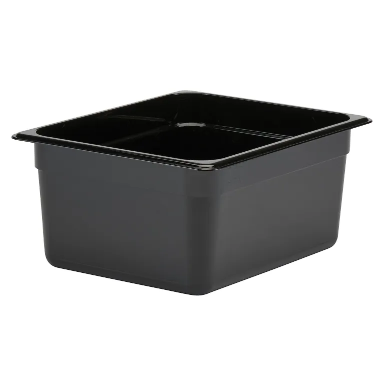 Cambro 26CW110 I Camwear GN 1/2 Food pan 150 mm Deep I 8.9L I Black I Case of 6