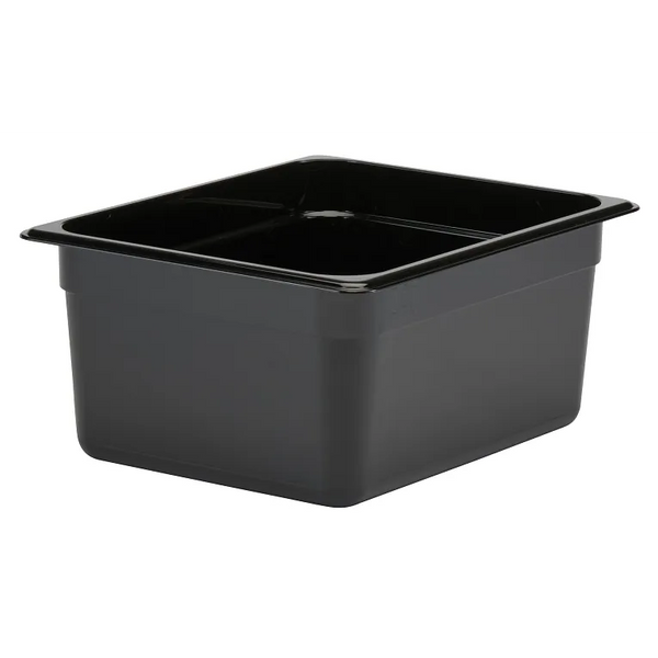 Cambro 26CW110 I Camwear GN 1/2 Food pan 150 mm Deep I 8.9L I Black I Case of 6