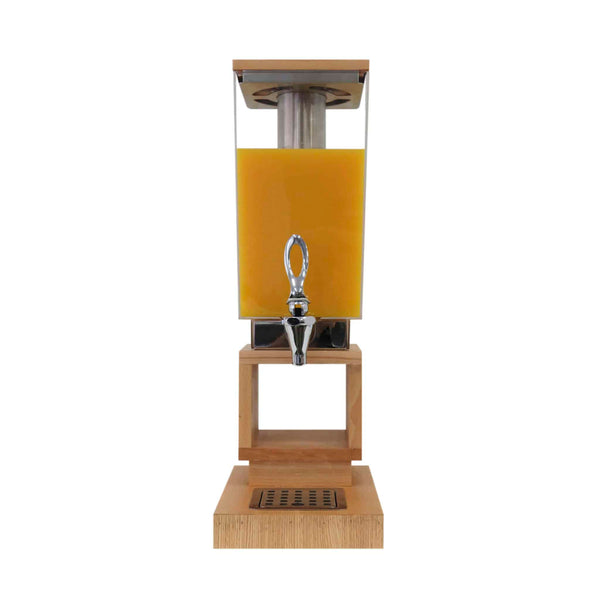 Smith & Hubble Elevate SH-ELSCJ16-B | Cold Beverage Dispenser | Coastal Beech Colour | Timber Base | Acrylic Chamber