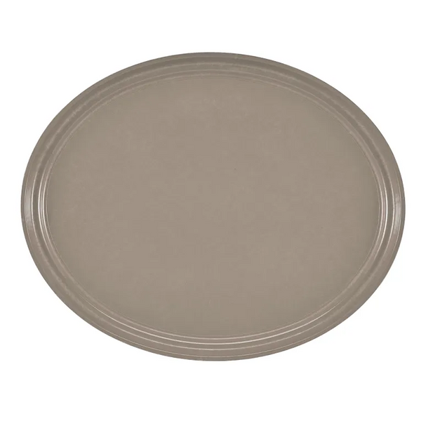 Cambro 2700199 I Camtray Oval Tray I 560x685mm I Taupe I Case of 6