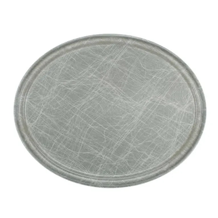 Cambro 2700215 I Camtray Oval Tray I 560x685mm I Abstract Gray I Case of 6