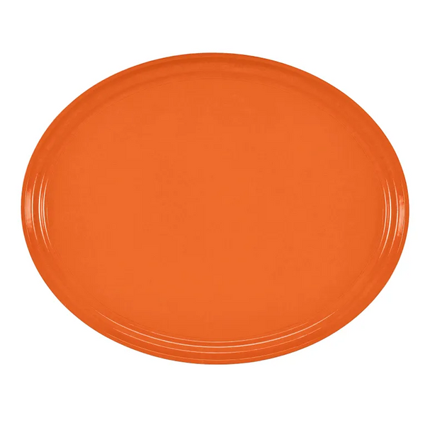 Cambro 2700220 I Camtray Oval Tray I 560x685mm I Citrus Orange I Case of 6