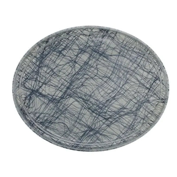 Cambro 2700277 I Camtray Oval Tray I 560x685mm I Swirl Gray I Case of 6
