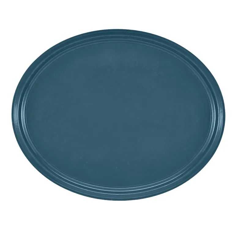 Cambro 2700401 I Camtray Oval Tray I 560x685mm I Slate Blue I Case of 6