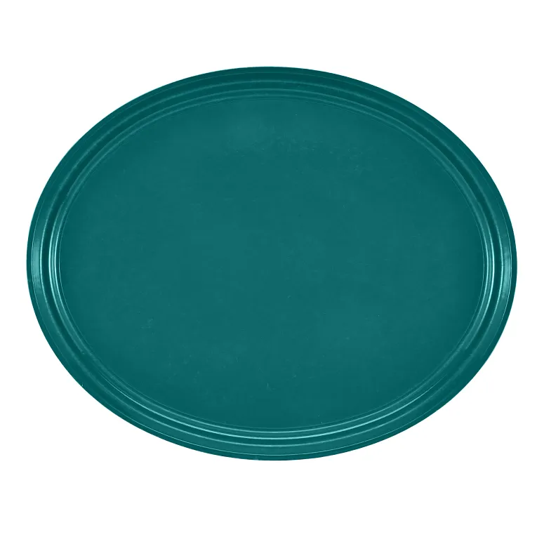Cambro 2700414 I Camtray Oval Tray I 560x685mm I Teal I Case of 6