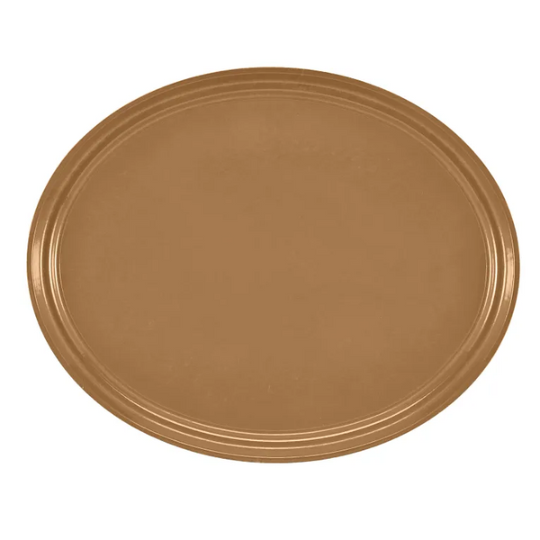 Cambro 2700508 I Camtray Oval Tray I 560x685mm I Suede Brown I Case of 6
