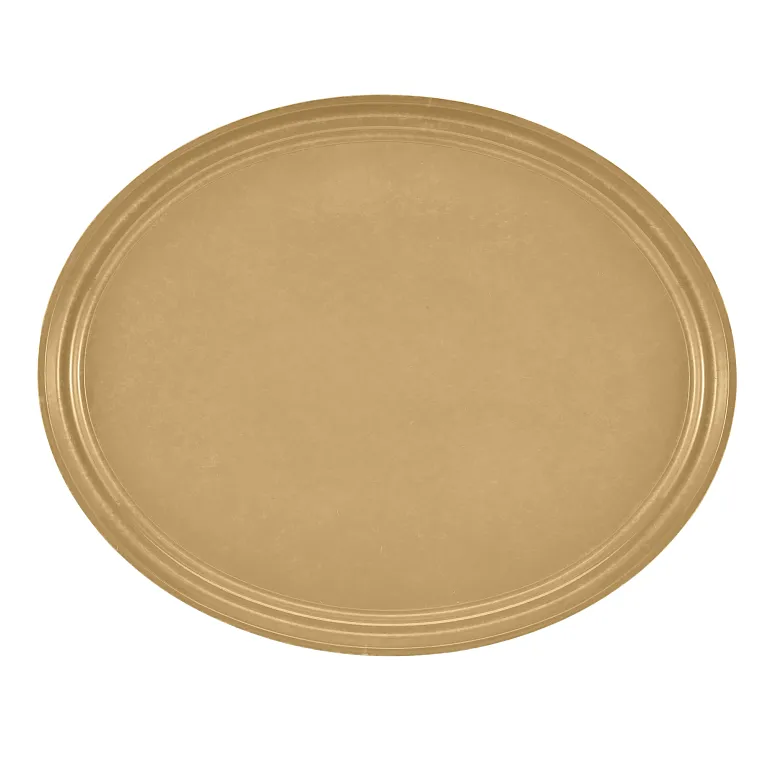 Cambro 2700514 I Camtray Oval Tray I 560x685mm I Earthen Gold I Case of 6