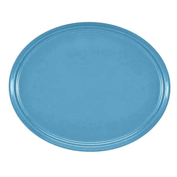 Cambro 2700518 I Camtray Oval Tray I 560x685mm I Robin Egg Blue I Case of 6