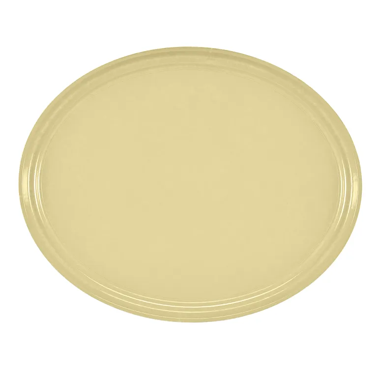 Cambro 2700536 I Camtray Oval Tray I 560x685mm I Lemon Chiffon I Case of 6